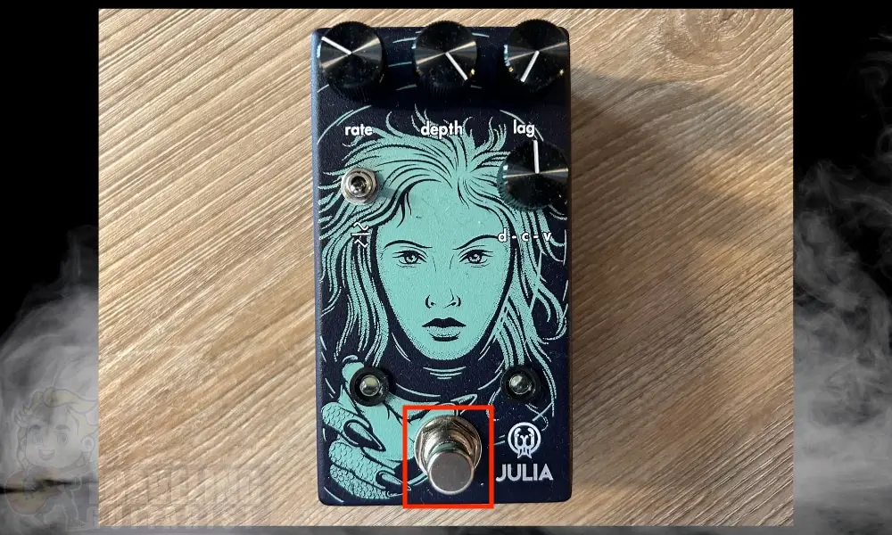 The Footswitch on the Walrus Audio Julia V2 