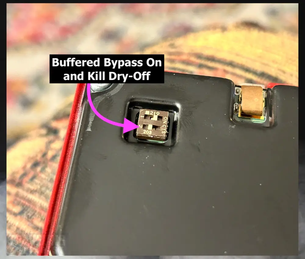 Buffered Bypass on the Pedal