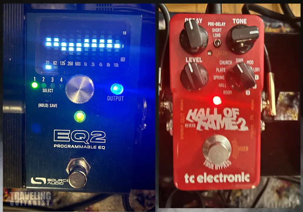 Reverb and Delay on The Thrill is Gone 