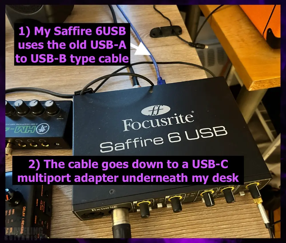 1) Connect Your PC to an Audio Interface (with USB-C)