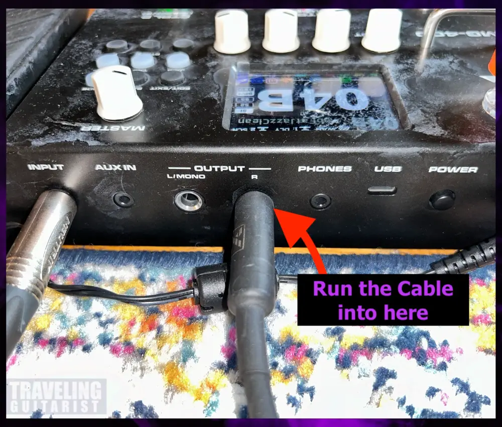 2) ii) Run A Cable From the Amp's Return (FX Loop) to the Output