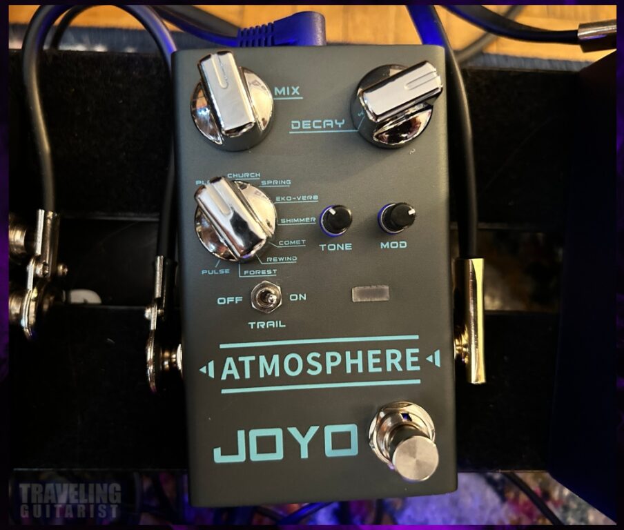 Pedale Effetto Riverbero JOYO Atmosphere - 9 Modalità, Per Chitarra, Basso E Voce, Controllo TRAIL - Foto 11