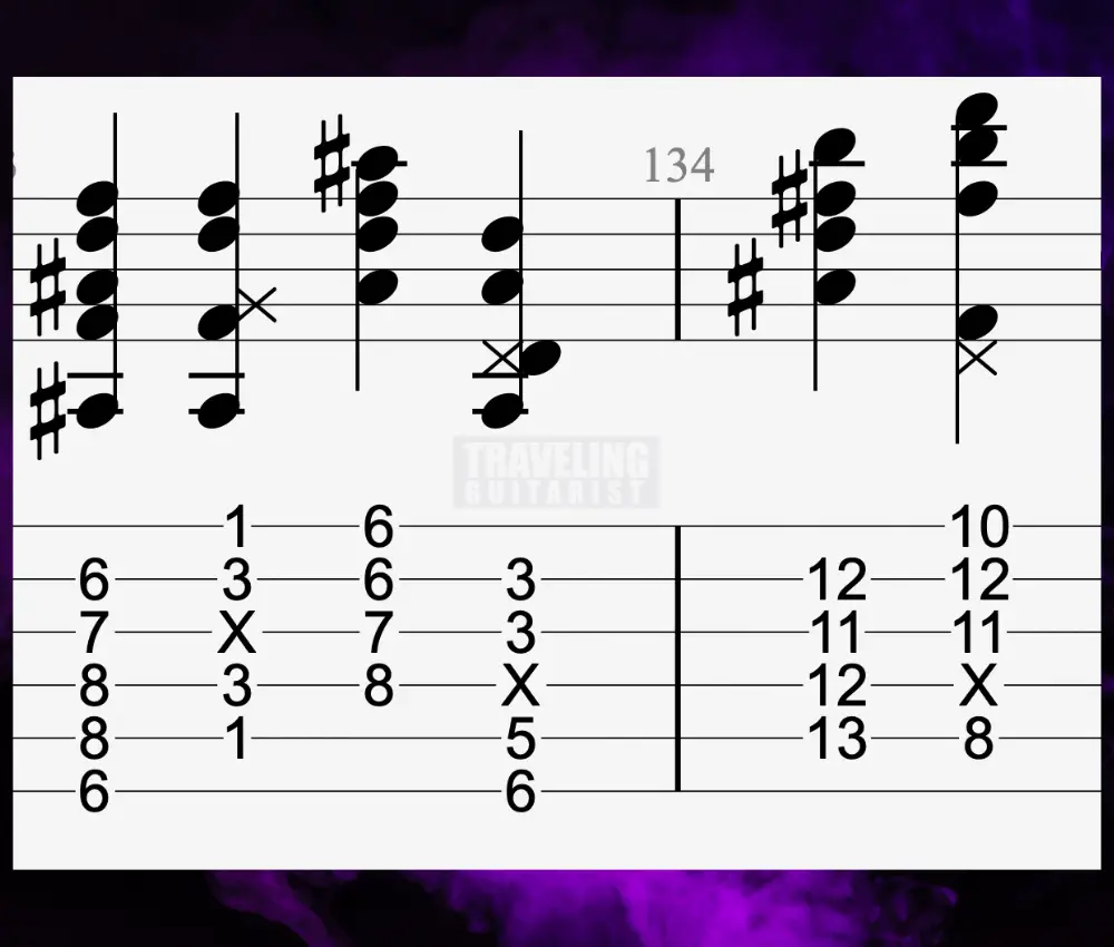 Bb Major Voicings - Chords of F Major