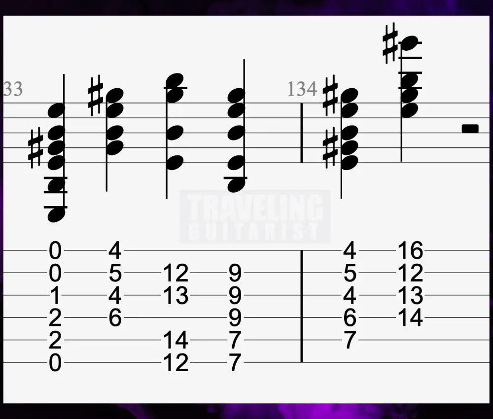 E Major Triads - the Chords of E Major