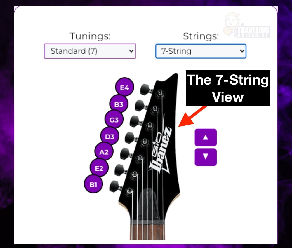1) B) Guitar Strings - 7-String 