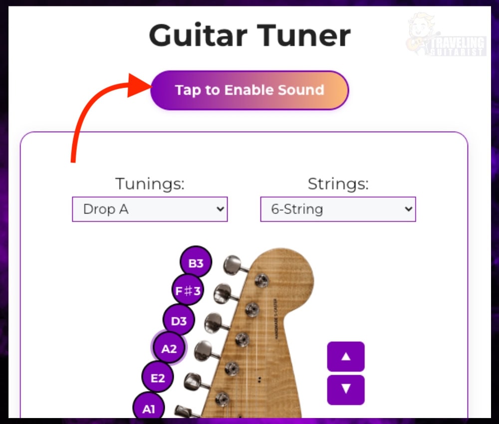 8) Refresh Your Browser if the Audio Doesn't Load - Guitar Tuner
